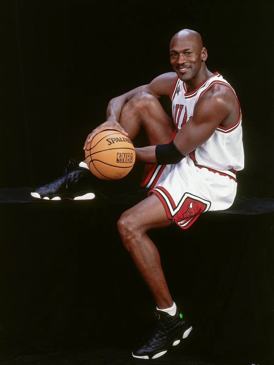 Air Jordan 13 Playoffs Black Red High-Top Sneakers - product image from the listing.