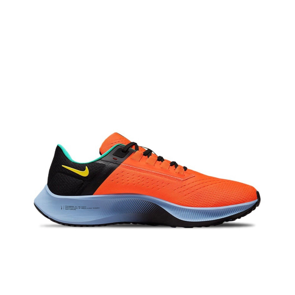 Nike Air Zoom Pegasus 38 Running Shoes in Orange/Black - product image from the listing.