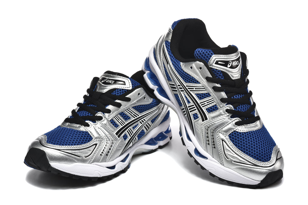 Blue and Silver ASICS GEL-Kayano 14 Sneakers - product image from the listing.