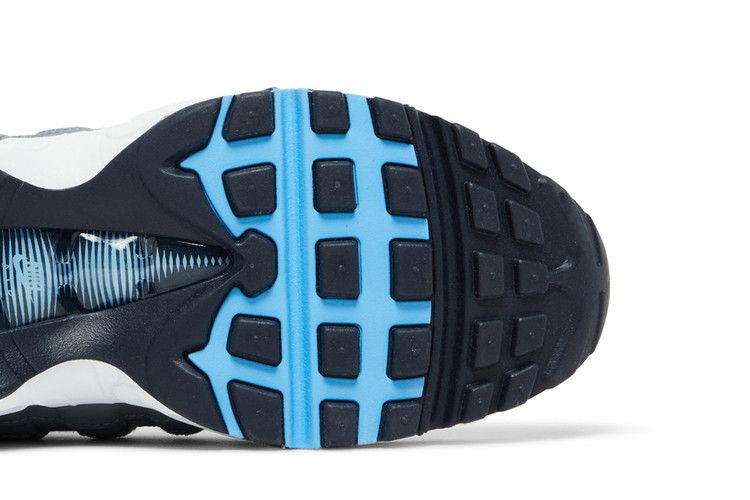 Cool Grey University Blue Dark Obsidian - Nike Air Max 95 - product image from the listing.