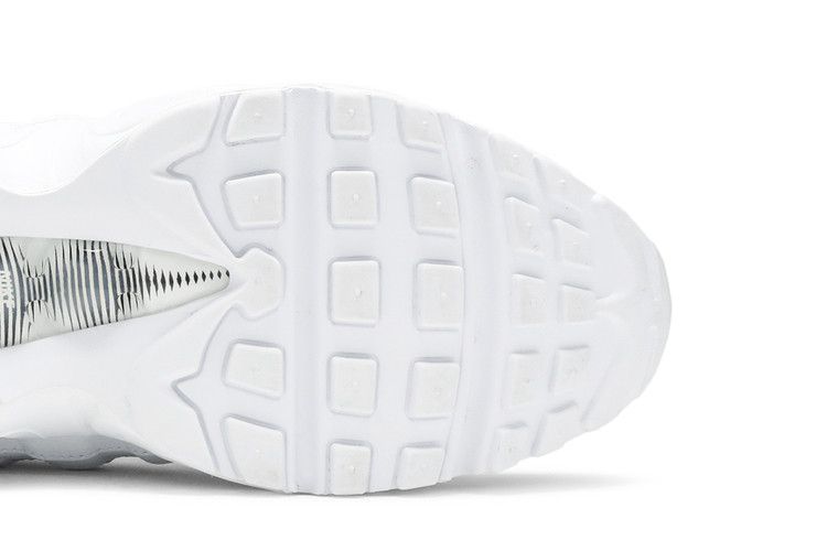 Nike Air Max 95 in White Pure Platinum - product image from the listing.