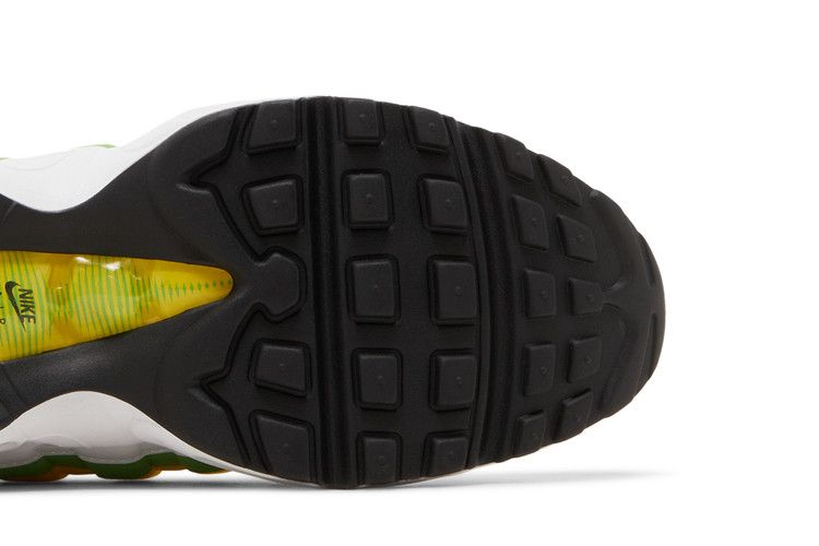 Nike Air Max 95 Essential White Green Apple Tour in Yellow - product image from the listing.