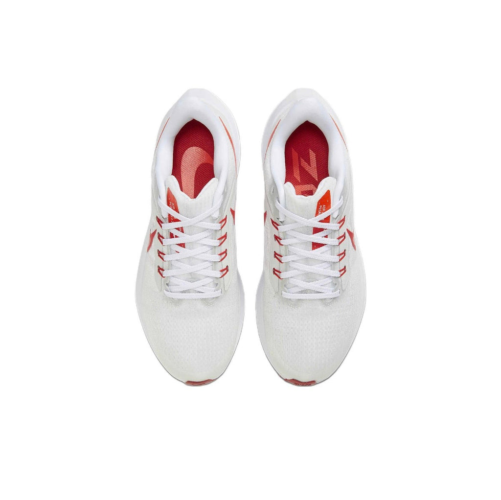 Nike Air Zoom Pegasus 39 Running Shoes in White Red DH4071-103 - product image from the listing.