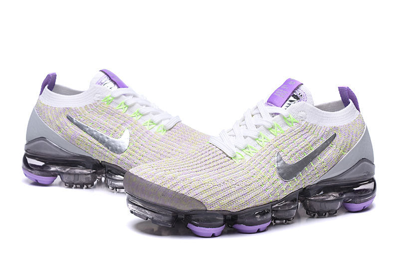 Nike Air VaporMax Flyknit 3 Sneakers in Light Purple - product image from the listing.