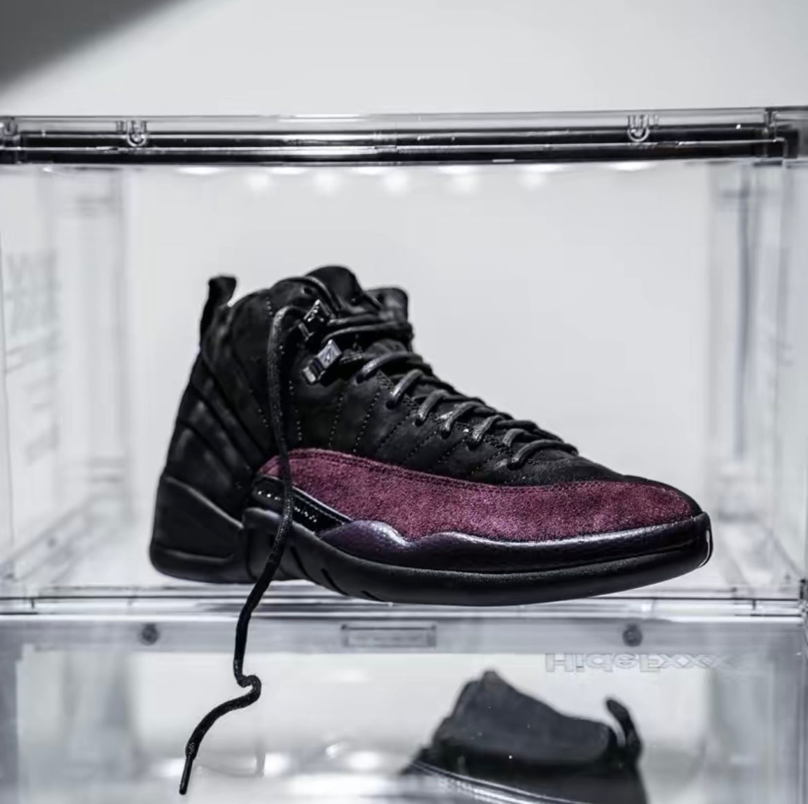 Jordan 12 Retro A Ma Maniére in Black Burgundy DV6989-001 - product image from the listing.