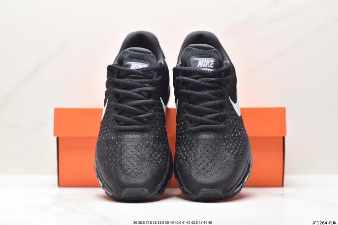 Nike Air Max 2015 Running Sneakers in Black and Grey - product image from the listing.