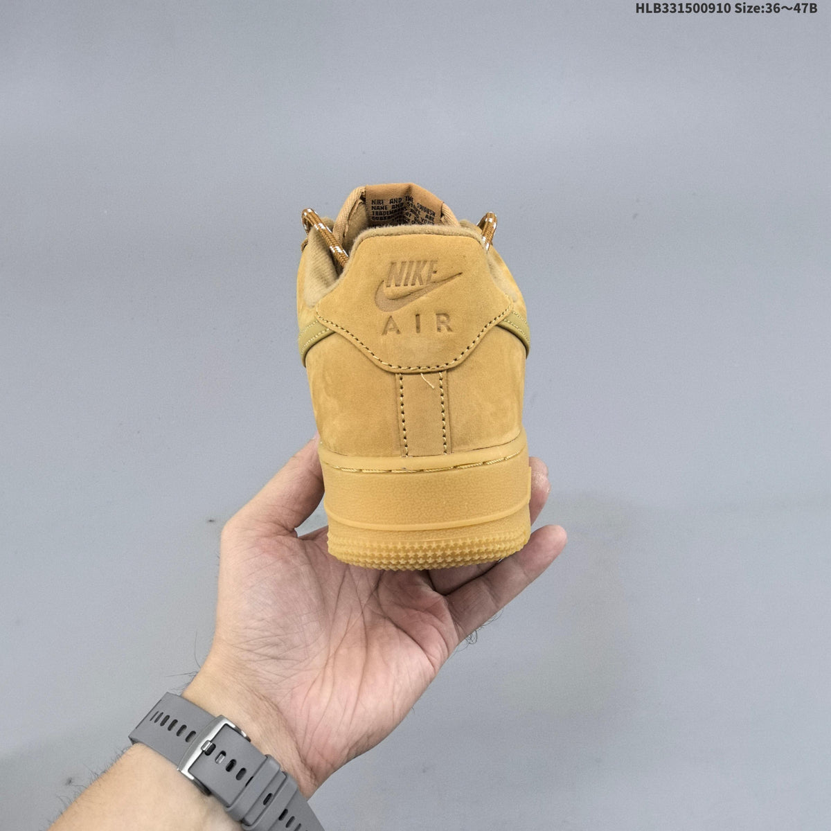 Nike Air Force 1 Low Wheat Trainers CJ9179-200 - product image from the listing.