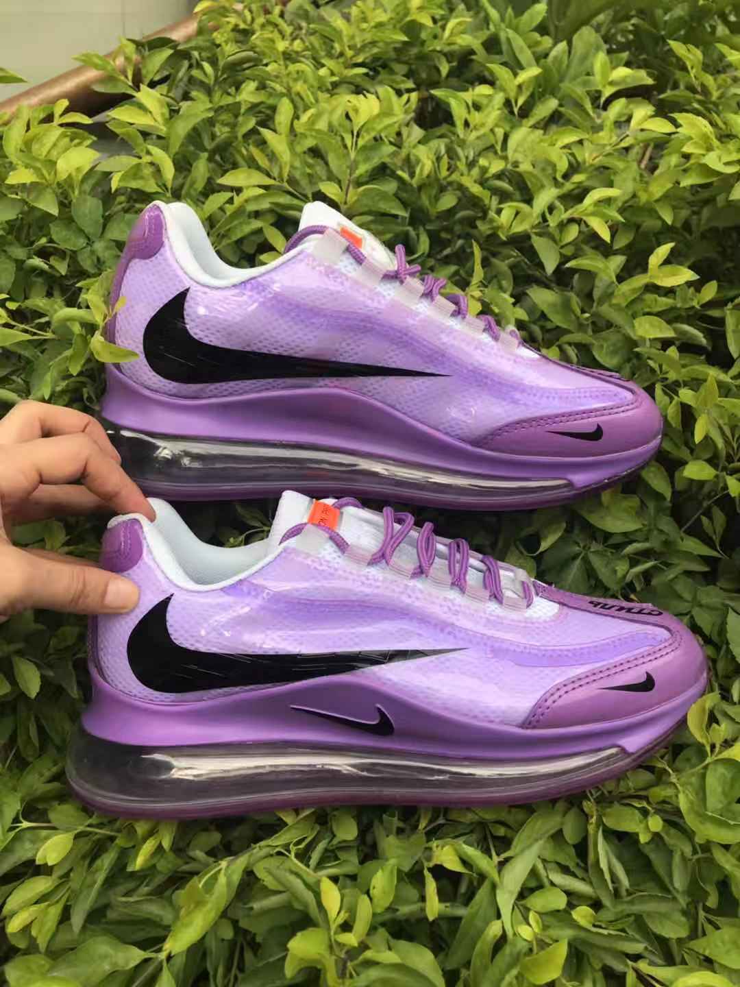 Purple Nike Air Max 720 Sneakers - product image from the listing.