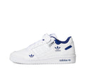 Adidas Forum Low White and Blue Strap Trainers - product image from the listing.