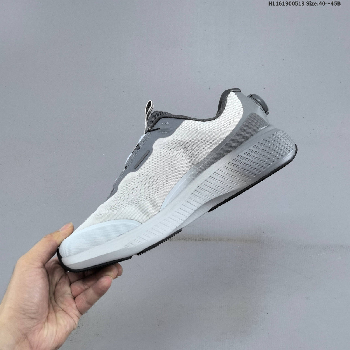 Men's FILA BOA NUVOLE RUN 3+ Running Shoes, Grey - product image from the listing.