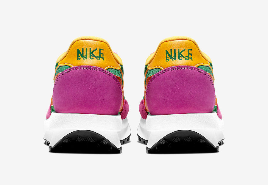 Nike LDV Waffle Sacai BV0073-301 Sneakers in Green Pink - product image from the listing.