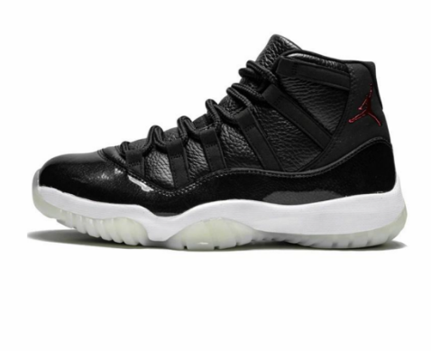 Air Jordan 11 Retro Black and White 378037-002 - product image from the listing.