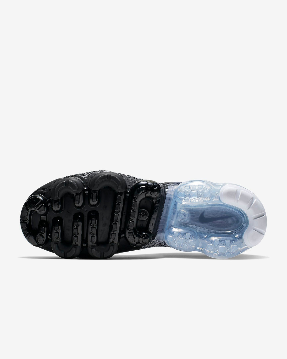 Nike Air VaporMax Flyknit 2 Sneakers in Black White 942842-016 - product image from the listing.