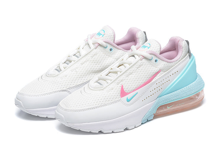 Nike Air Max 270 Sneakers in White and Aqua Pink - product image from the listing.