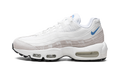 Women's AIR MAX 95 MNS "Summit White University Blue" DJ9981 100 - product image from the listing.
