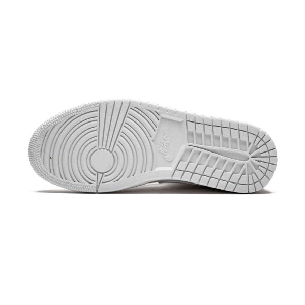 "Triple White" Air Jordan 1 Mid - product image from the listing.