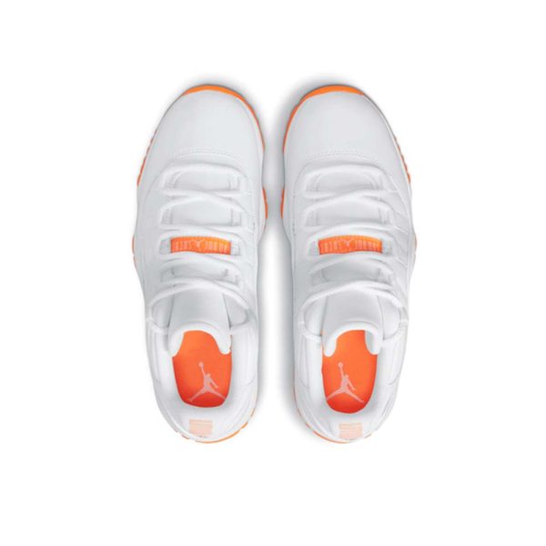 Women's Air Jordan 11 Low "Bright Citrus" - product image from the listing.