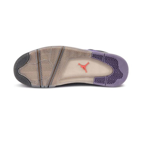 "Purple Suede - Black Midsole" Travis Scott x Air Jordan 4 Retro - product image from the listing.