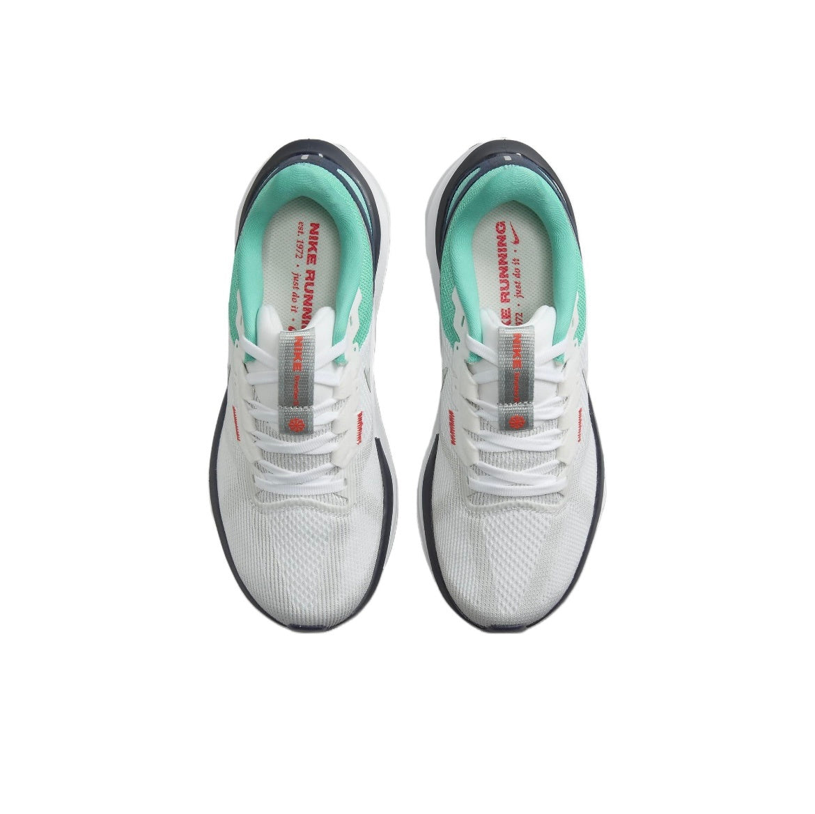 Nike Structure 25 Road Running Shoes in White Green DJ7884-102 - product image from the listing.
