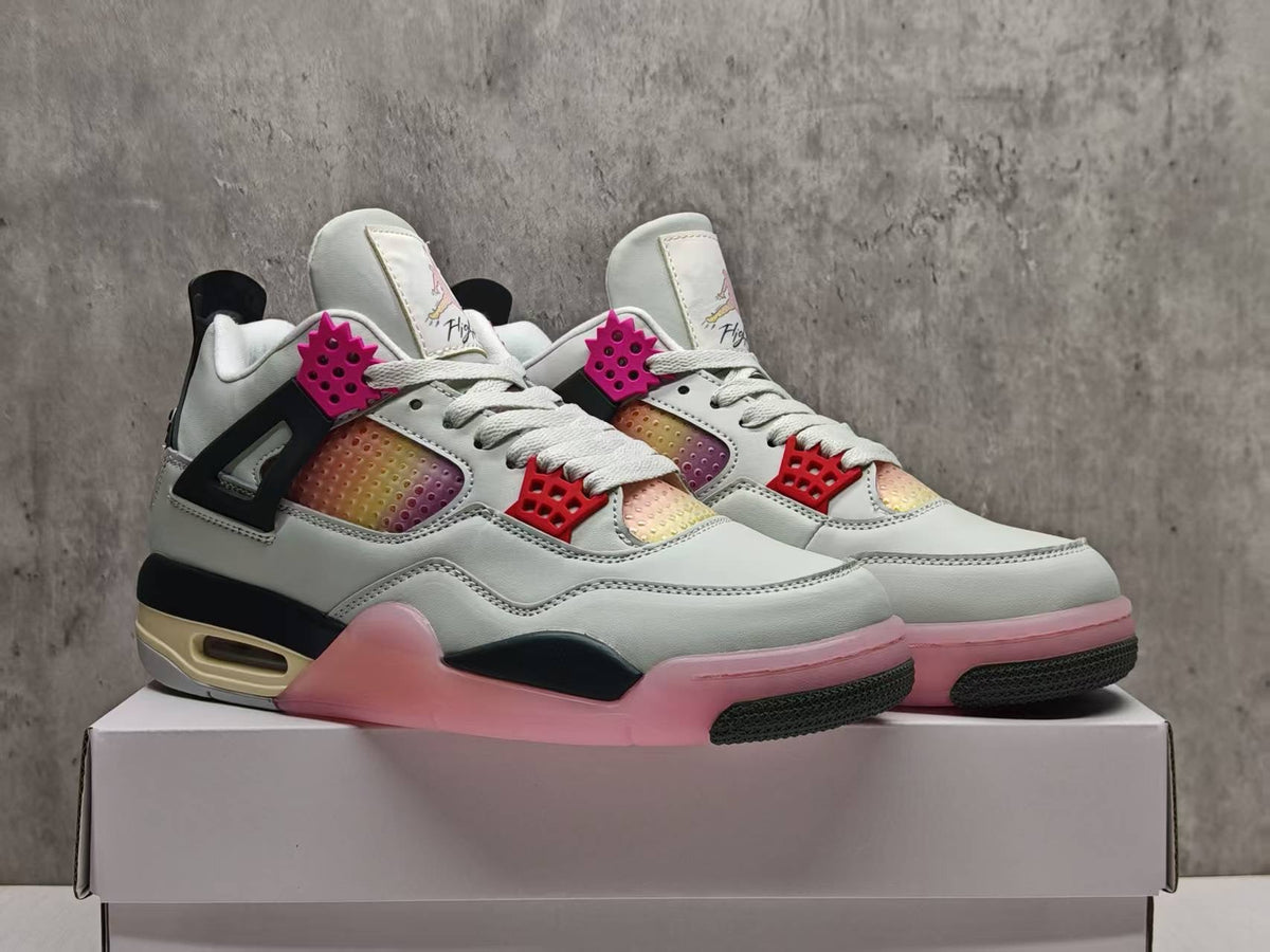 "Comic Fire Pink" Air Jordan 4 - product image from the listing.