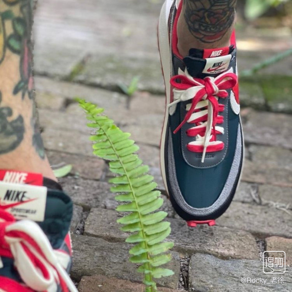 Nike x sacai LDV Waffle Trainers DJ4877-300 - product image from the listing.