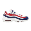 Nike Air Max 95 White Deep Royal Blue Gym in Red - product image from the listing.