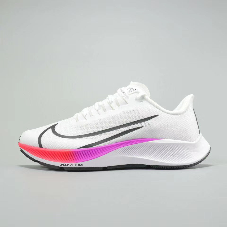 Nike Air Zoom Pegasus 37 Running Shoes in White BQ9646-103 - product image from the listing.