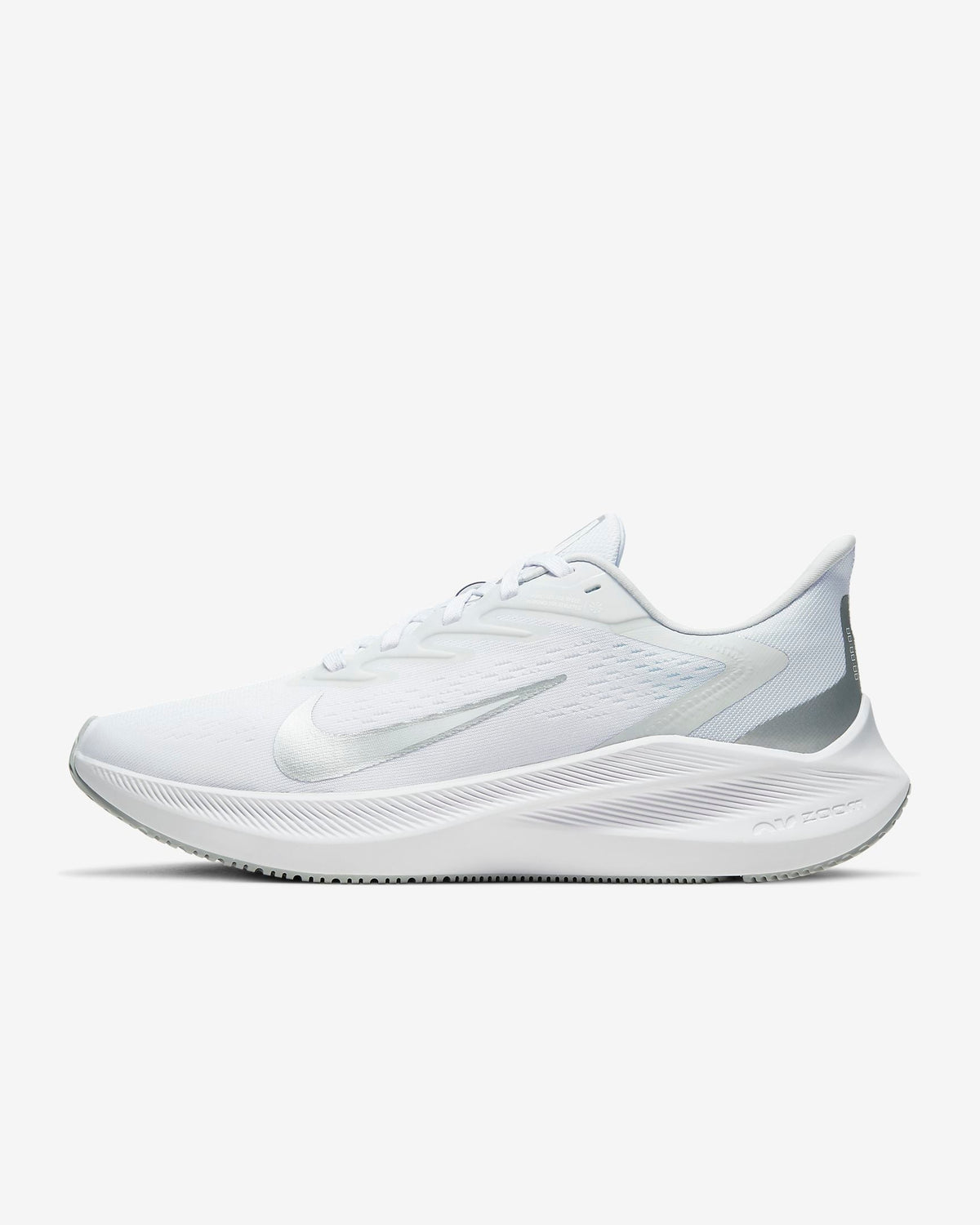 Nike Zoom Winflo 7 Running Shoes in White CJ0302-004 - product image from the listing.