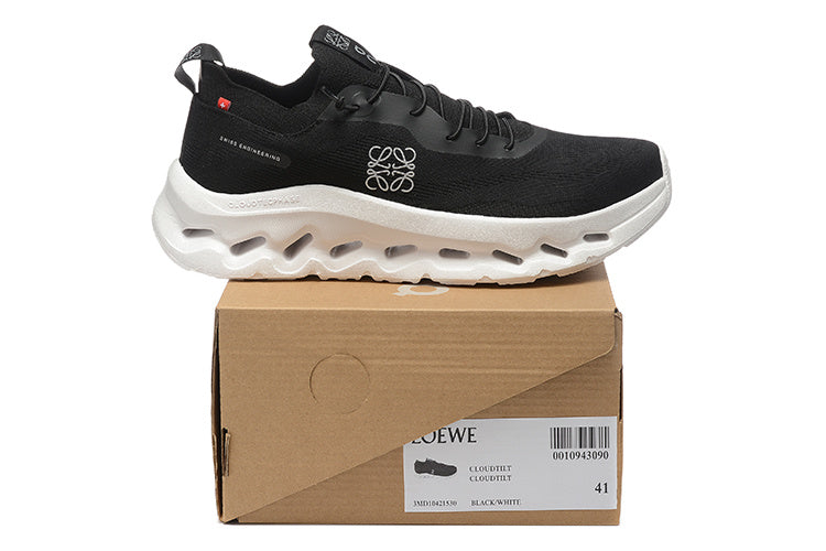 Loewe Cloudtilt Sneakers in Black White - product image from the listing.