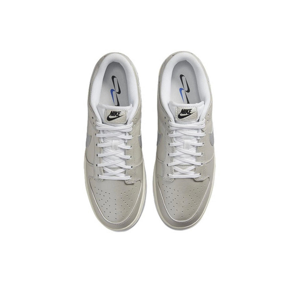 Nike Dunk Low Sneakers in Metallic Silver DX3197-095 - product image from the listing.