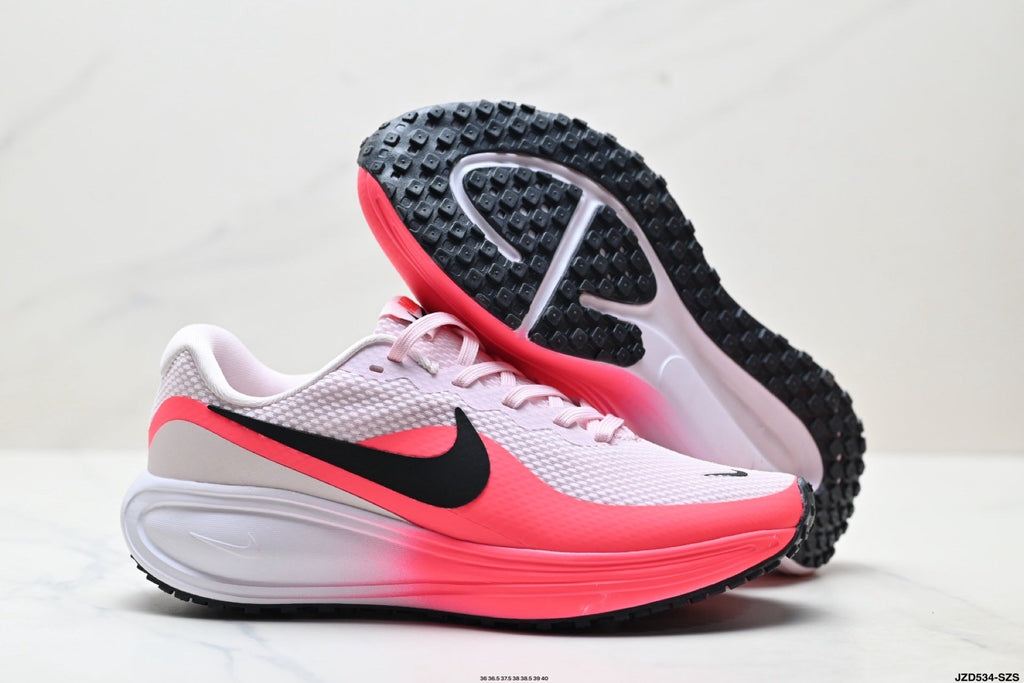 Women's Nike Revolution 8 Running Shoes White Pink - product image from the listing.