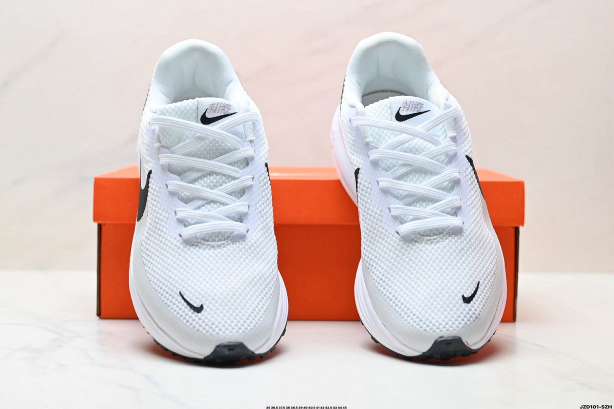 Nike Revolution 8 Running Shoes, in White and Black - product image from the listing.