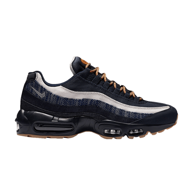 Nike Air Max 95 Denim Dark Obsidian in Gum - product image from the listing.
