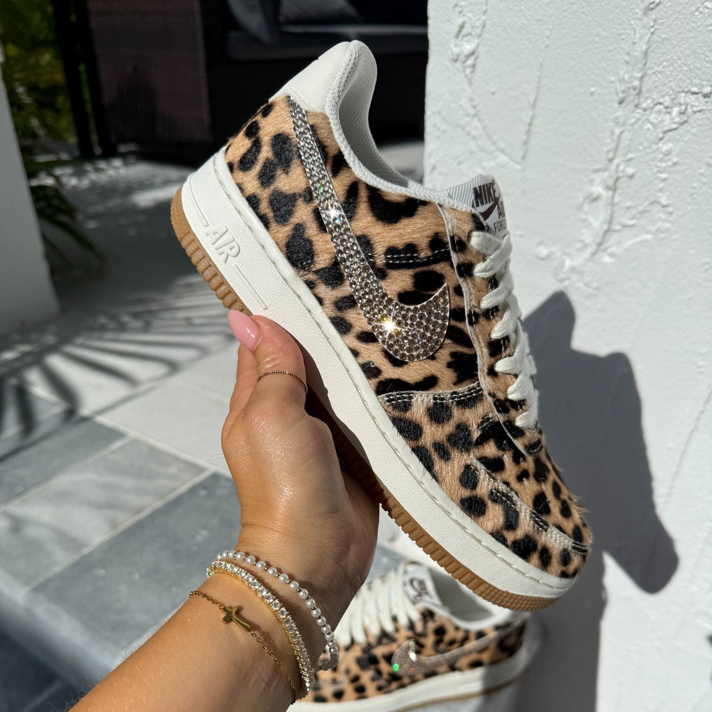 Swarovski X Nike Leopard Air Force 1 - product image from the listing.