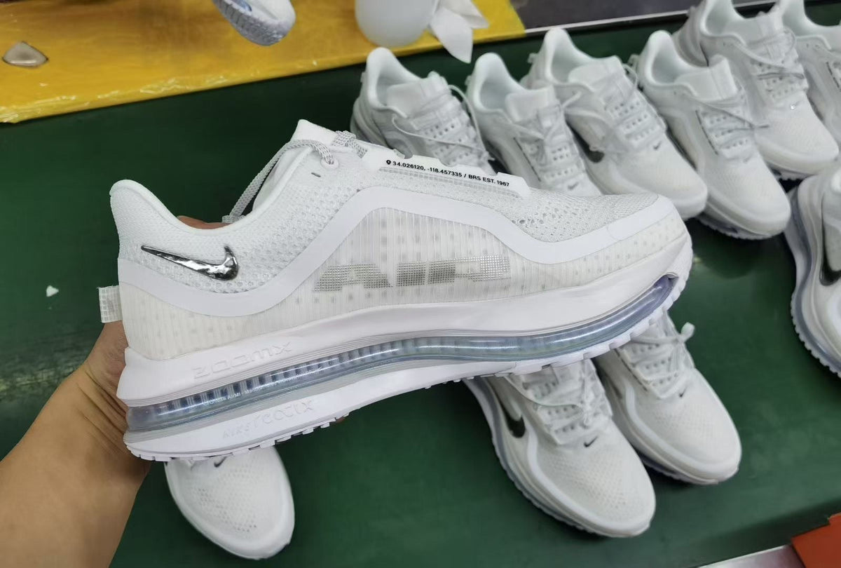 Nike Pegasus Premium Running Shoes in White HQ2593-102 - product image from the listing.