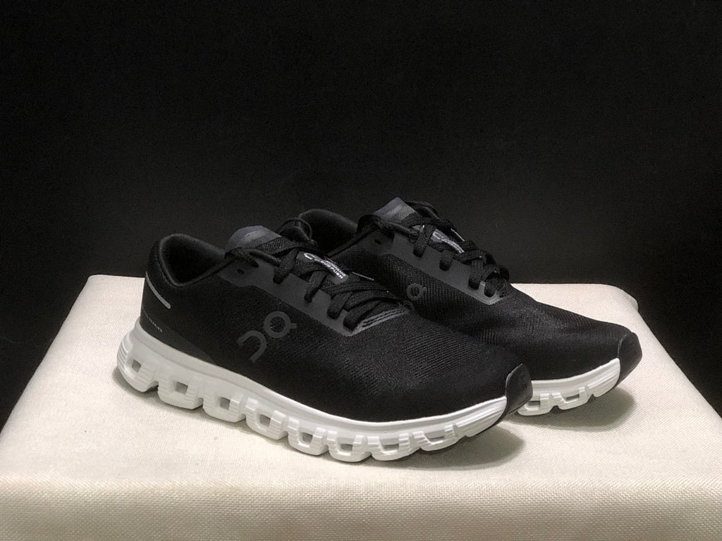On Cloud 6 Push Sneakers, in Black and White - product image from the listing.