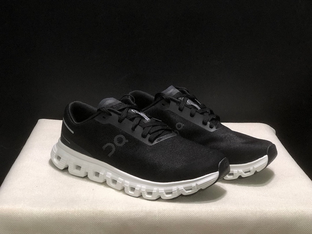 On Cloud 6 Push Sneakers, in Black and White - product image from the listing.