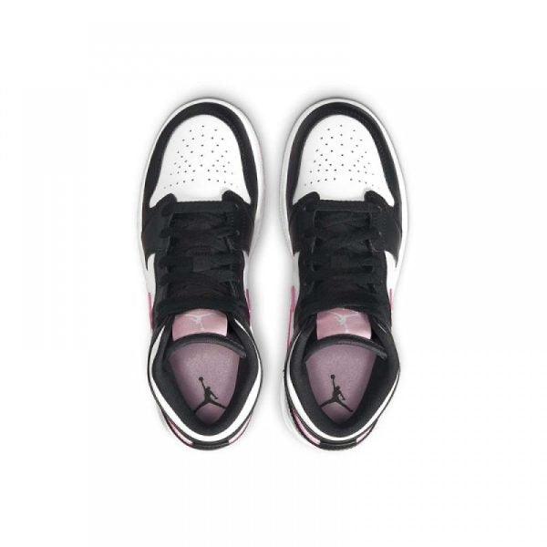 "WHITE LIGHT ARCTIC PINK" AIR JORDAN 1 MID GS - product image from the listing.