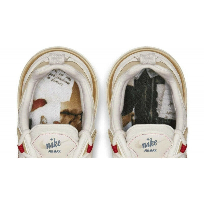 Nike Air Max 270 React CQ0208-101 Sneakers, in Cream and Tan - product image from the listing.