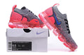 Nike Air VaporMax Flyknit 2 Grey and Bright Crimson Trainers - product image from the listing.