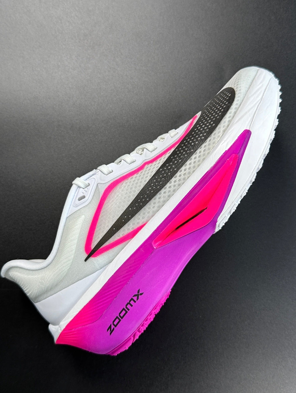 Nike Zoom Fly 6 Running Shoes in White Pink FN8454-101 - product image from the listing.