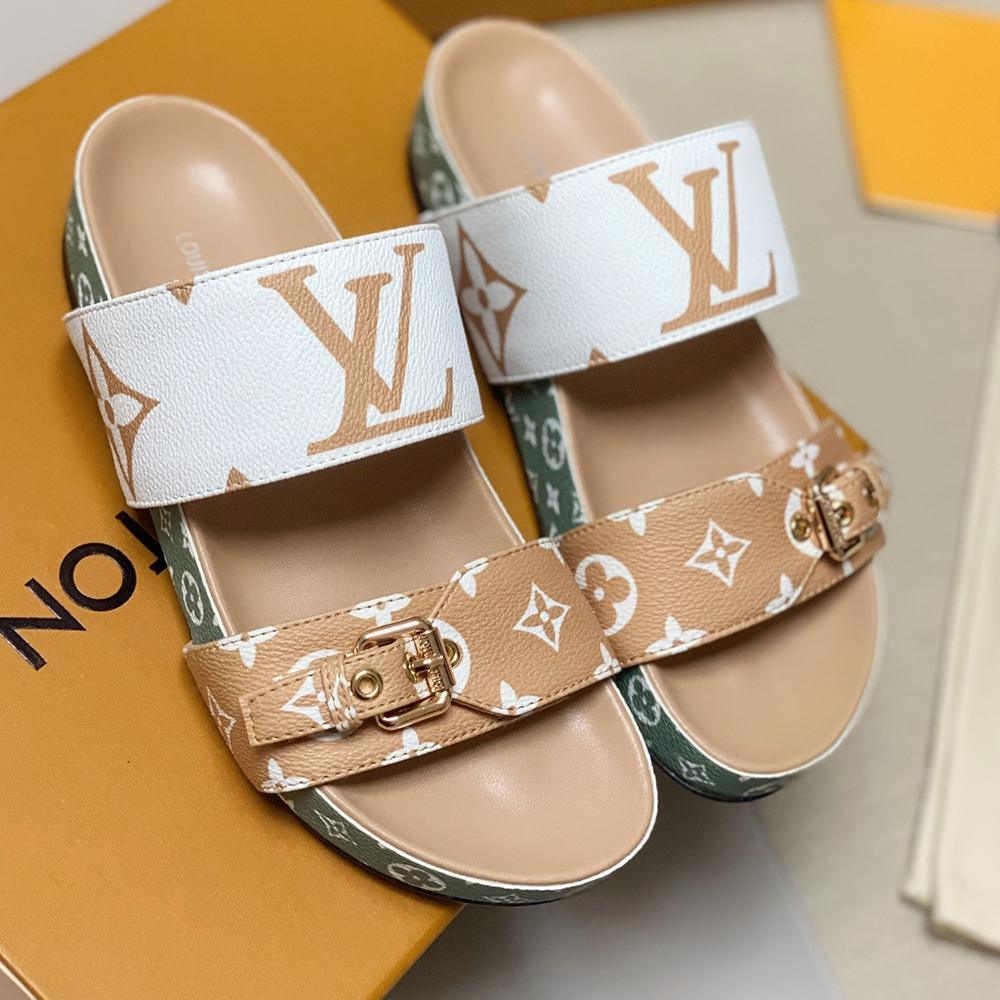 Bom dia Mule Slides Sandals by Louis Vuitton - product image from the listing.