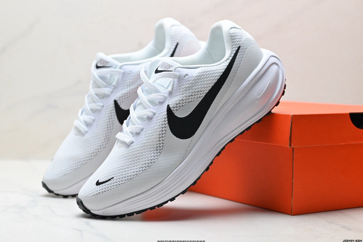 Nike Revolution 8 Running Shoes, in White and Black - product image from the listing.