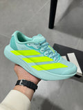 adidas Adizero Running Shoes Turquoise Neon in Yellow JS4452 - product image from the listing.