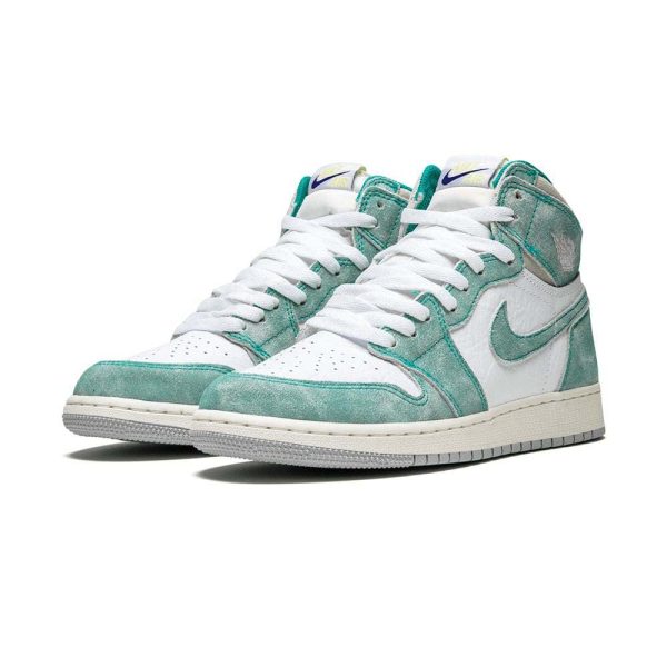 "Turbo Green" Youth Air Jordan 1 Retro High OG GS - product image from the listing.