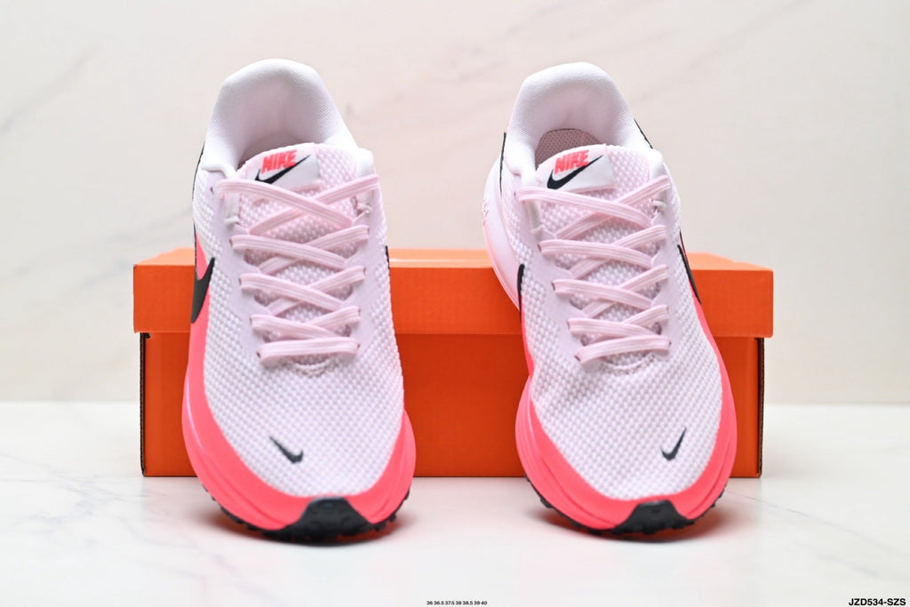 Women's Nike Revolution 8 Running Shoes White Pink - product image from the listing.