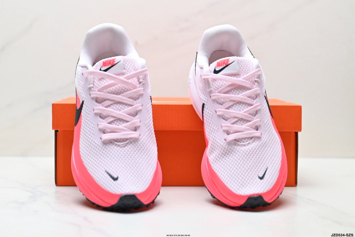 Women's Nike Revolution 8 Running Shoes White Pink - product image from the listing.