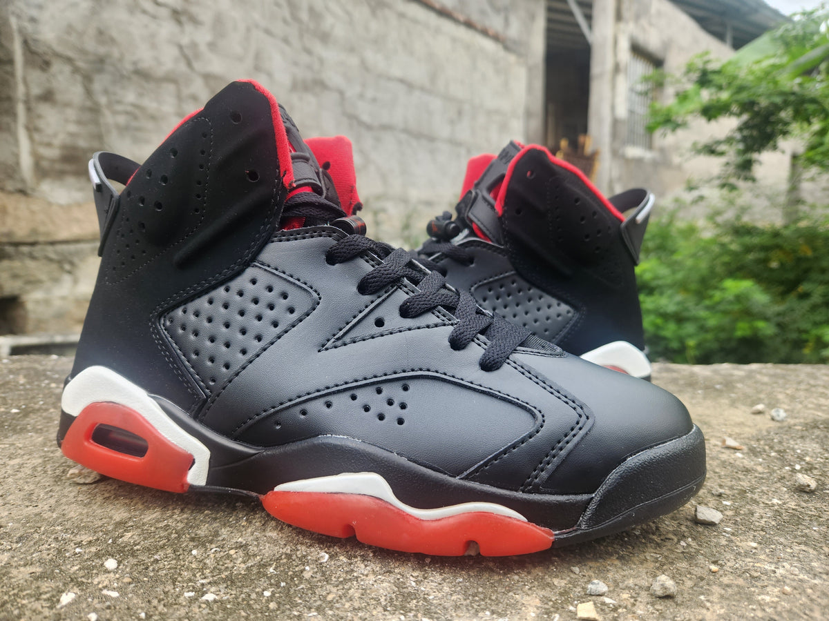 "Black Red Rainbow" Air Jordan 6 Retro - product image from the listing.
