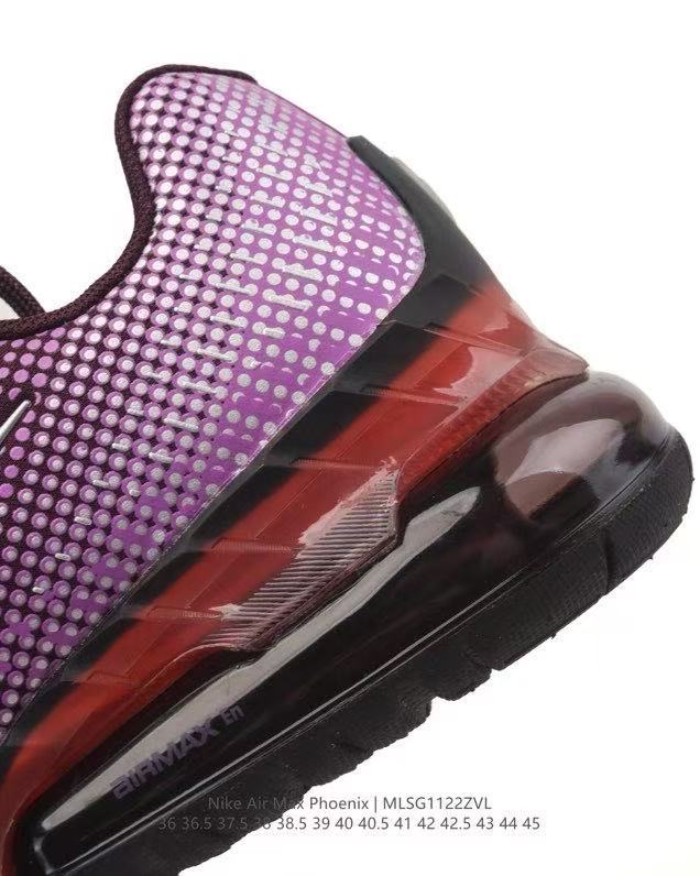 Nike Air Max Phoenix Sneakers in Black Purple MLSG112ZVL - product image from the listing.