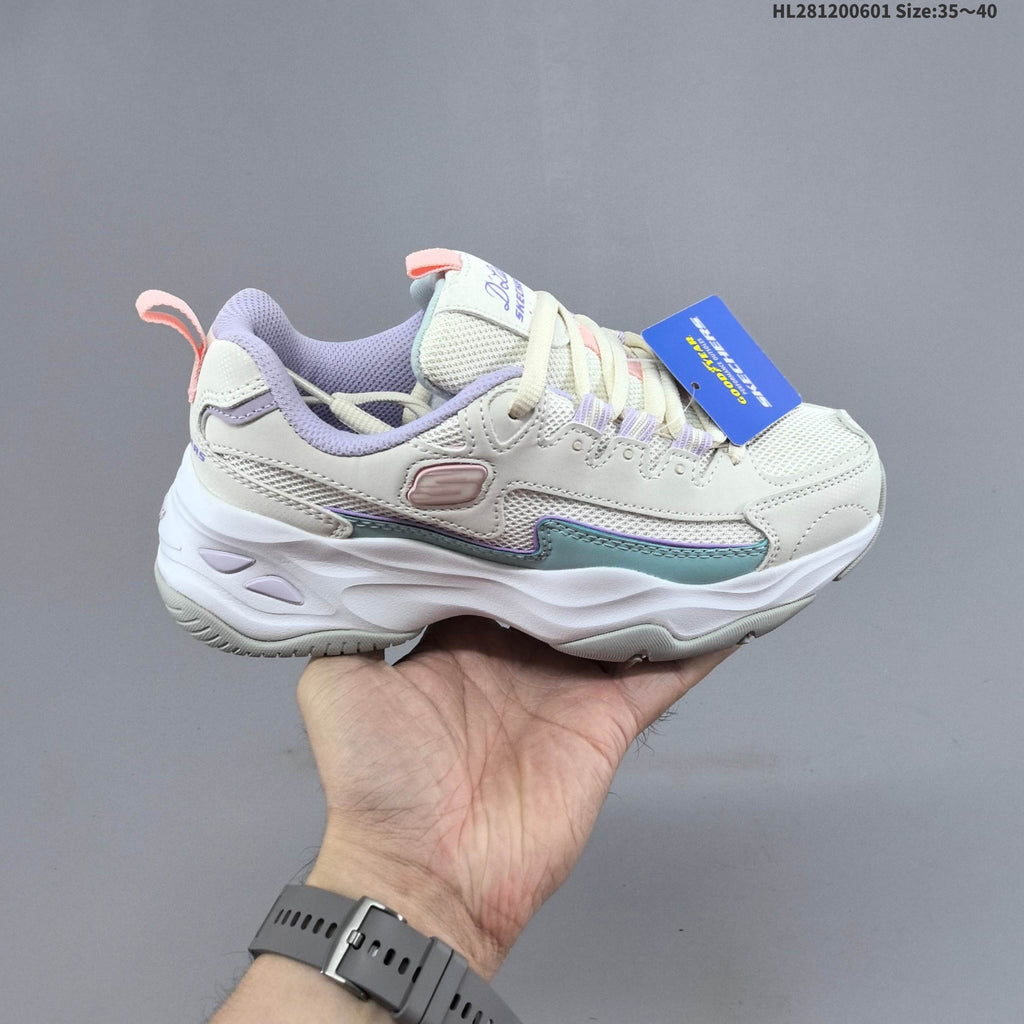 Skechers D'Lites 4.0 Low-Cut Sneakers, Style 149491/BKGD - product image from the listing.
